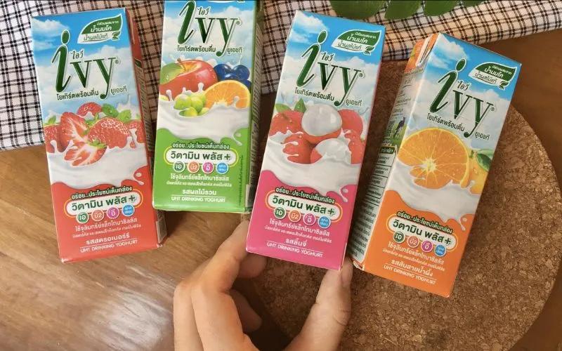 Sữa chua uống IVY Thái Lan tiệt trùng đã chính thức có mặt tại Việt Nam, mang đến sự lựa chọn mới cho người tiêu dùng yêu thích các sản phẩm sữa chất lượng.