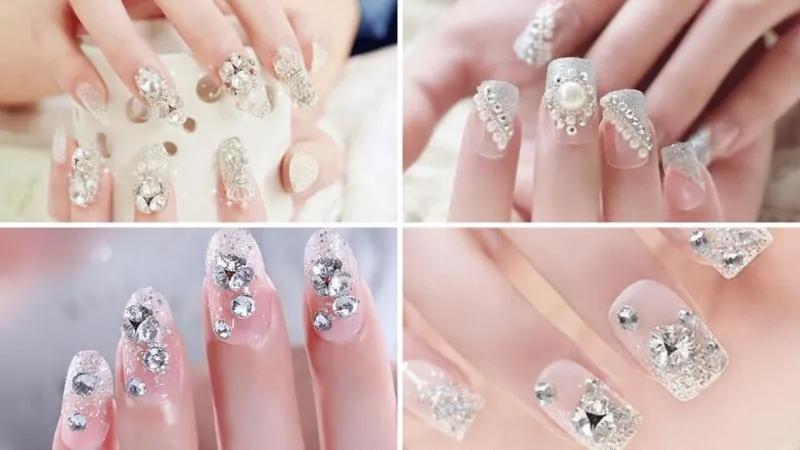 Khám phá 100 mẫu nail đính đá thời thượng, tinh tế, làm nổi bật vẻ đẹp của đôi tay.