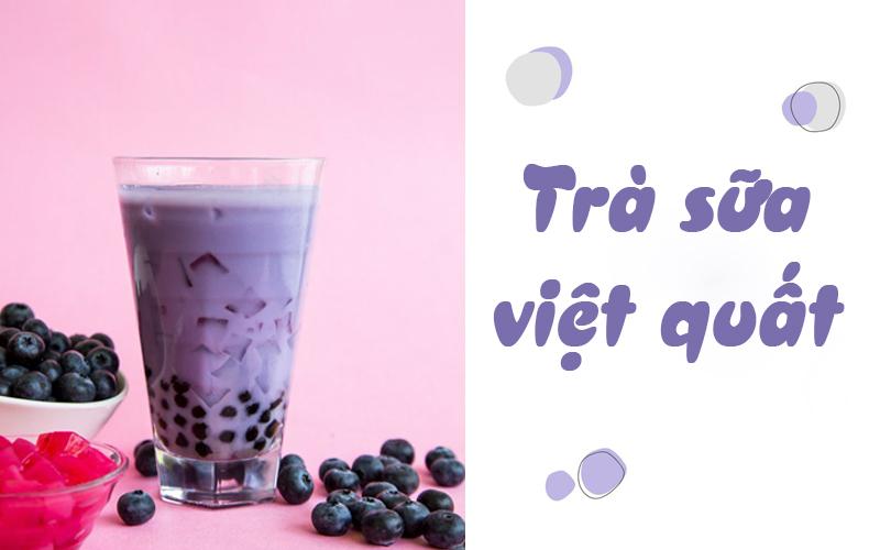 Khám phá công thức trà sữa việt quất đơn giản mà ngon tuyệt