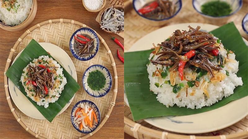 Khám phá cách chế biến xôi cá cơm Nha Trang, món ăn đậm đà hương vị, khiến ai đã thử qua đều phải khen ngợi.