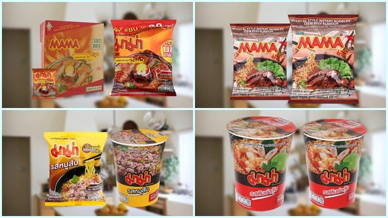 Khám phá những hương vị mì Mama Thái Lan không thể bỏ qua