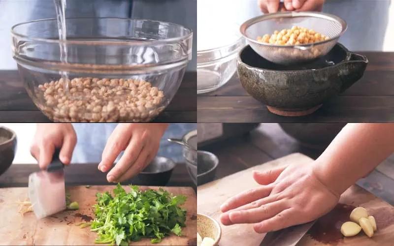 Cách làm chả đậu gà chiên – lớp vỏ giòn rụm, nhân mềm mịn, dễ dàng thực hiện tại nhà mà vẫn giữ được hương vị hấp dẫn.