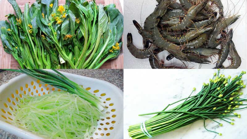 Món ngồng cải hấp tôm mang đến hương vị thơm ngon, nhẹ nhàng, không ngấy, là sự lựa chọn tuyệt vời cho bữa tiệc Tết thêm phần phong phú.