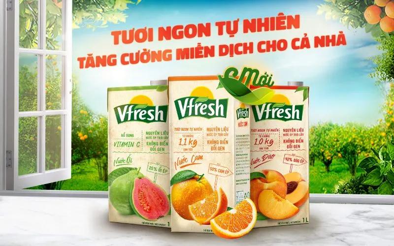 Giải nhiệt cơ thể và tận hưởng một mùa hè tràn đầy năng lượng với trà atiso Vfresh từ Vinamilk, mang đến sự tươi mới cho mỗi ngày.