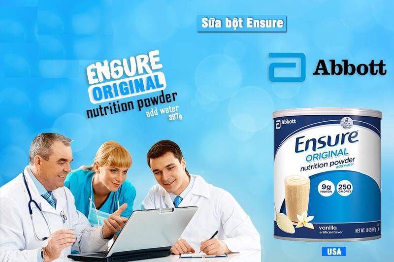 Có bao nhiêu loại sữa Ensure và công dụng cụ thể của mỗi loại?