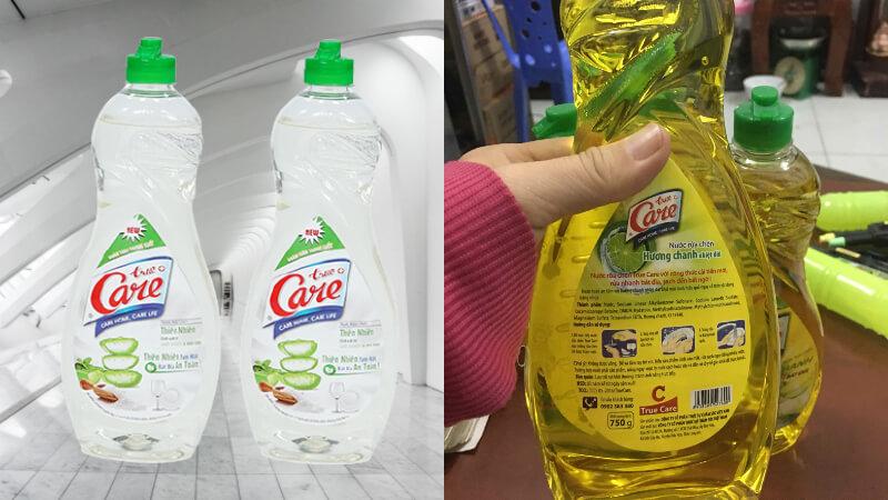 Tiễn biệt vết dầu mỡ trong phút chốc với nước rửa chén True Care