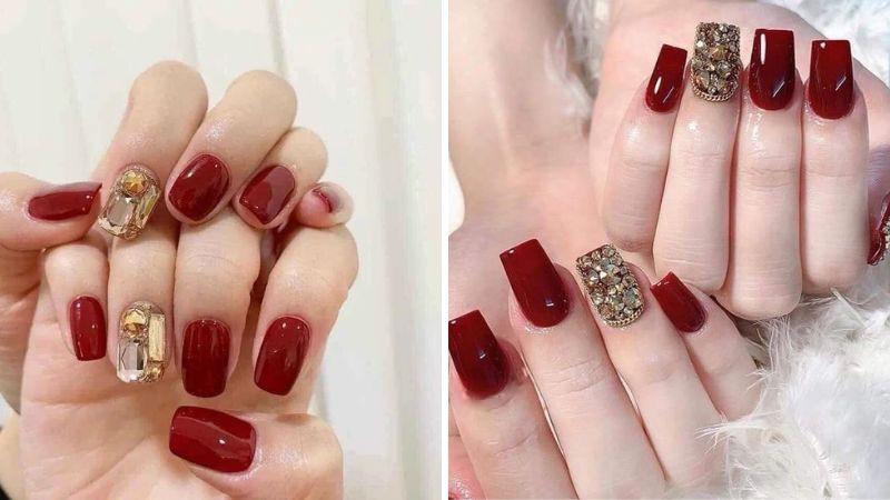 Khám phá ngay hơn 30 mẫu móng tay đỏ đất sang trọng, giúp làn da thêm sáng mịn.