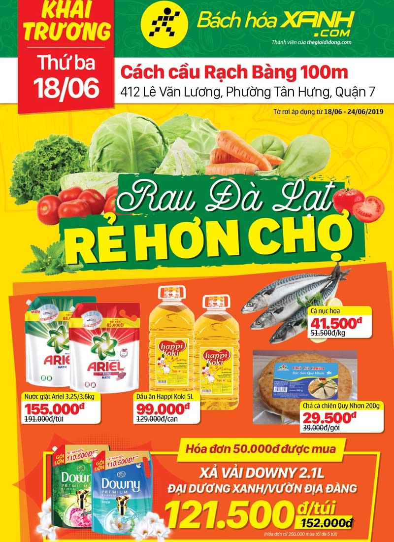 Siêu thị Tripi tại 412 Lê Văn Lương chính thức khai trương vào ngày 18/06/2019