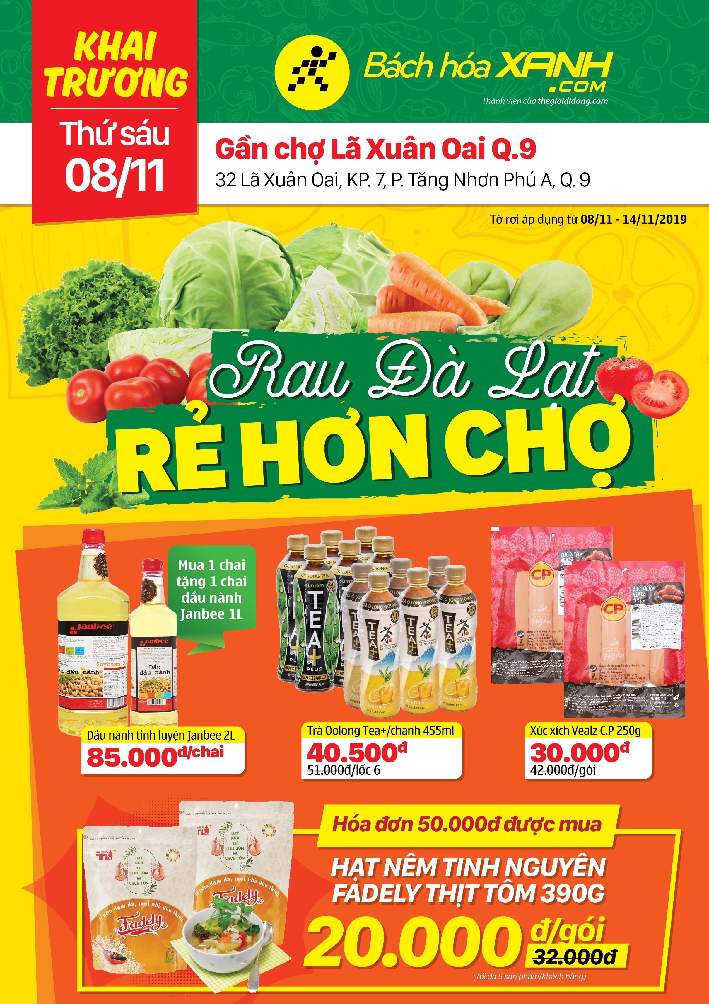 Cửa hàng Tripi tại 32 Lã Xuân Oai, Quận 9 sẽ chính thức khai trương vào ngày 8/11/2019