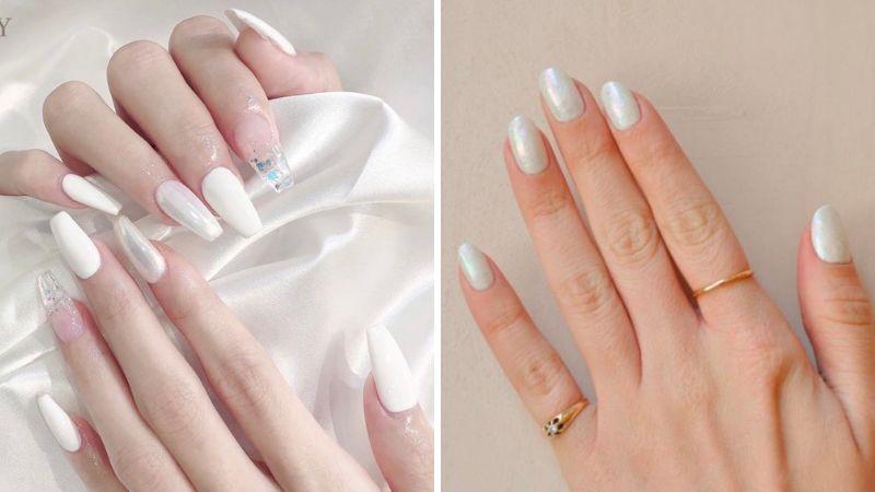 Khám phá hơn 30 mẫu nail cô dâu trắng tinh khôi, nhẹ nhàng, đầy lãng mạn cho một ngày cưới trọn vẹn và đầy ý nghĩa.