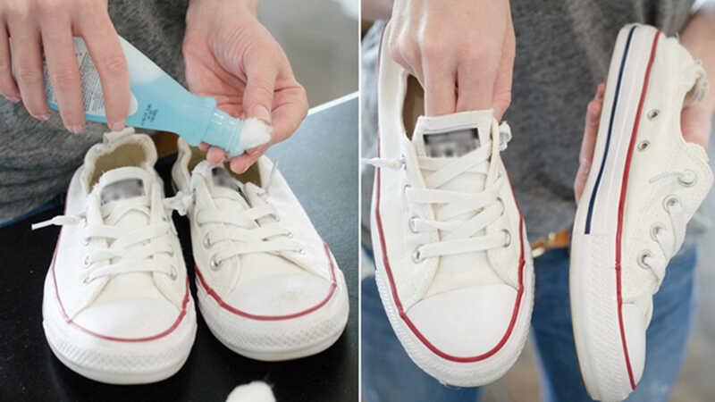 6 mẹo vệ sinh giày đơn giản giúp giày trắng sáng như mới