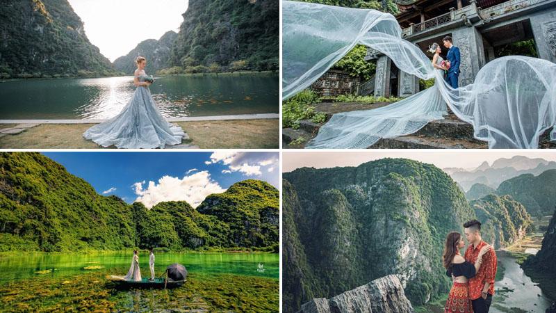 Khám phá những địa điểm chụp ảnh cưới lãng mạn tại Ninh Bình dành cho đôi uyên ương