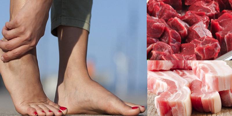 Bệnh gút có nên ăn thịt bò và thịt heo không?