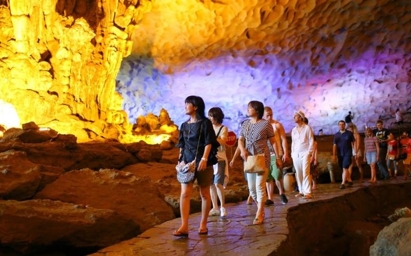 Khám phá vẻ đẹp huyền bí của Động Thiên Cung, một trong những kỳ quan tuyệt vời nhất của vịnh Hạ Long. Với không gian kỳ ảo, nơi đây mang đến cho du khách những trải nghiệm ấn tượng về thiên nhiên và vẻ đẹp của đá vôi, là một điểm đến không thể bỏ qua khi đến Quảng Ninh.