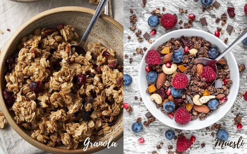 Phân biệt Granola và Muesli: Loại nào thực sự tốt hơn?