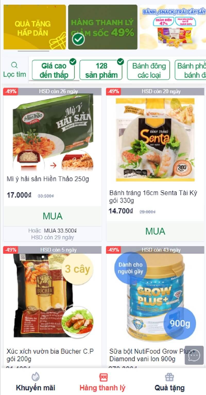 Khám phá các loại hàng hóa hiện có tại Tripi