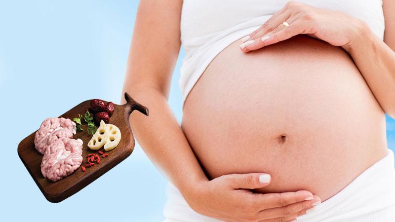 Phụ nữ mang thai có nên ăn óc heo trong thai kỳ?