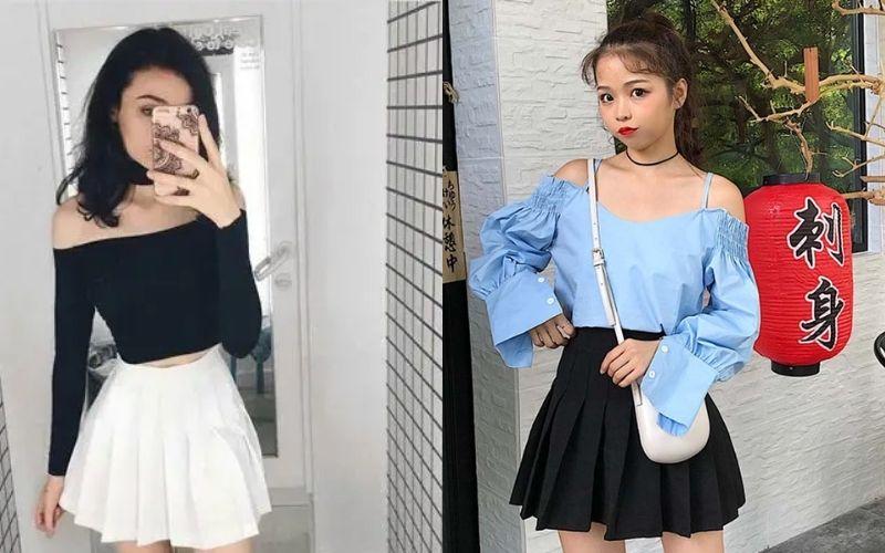 Khám phá cách phối đồ với chân váy kẻ sọc tennis để tôn lên chiều cao hoàn hảo