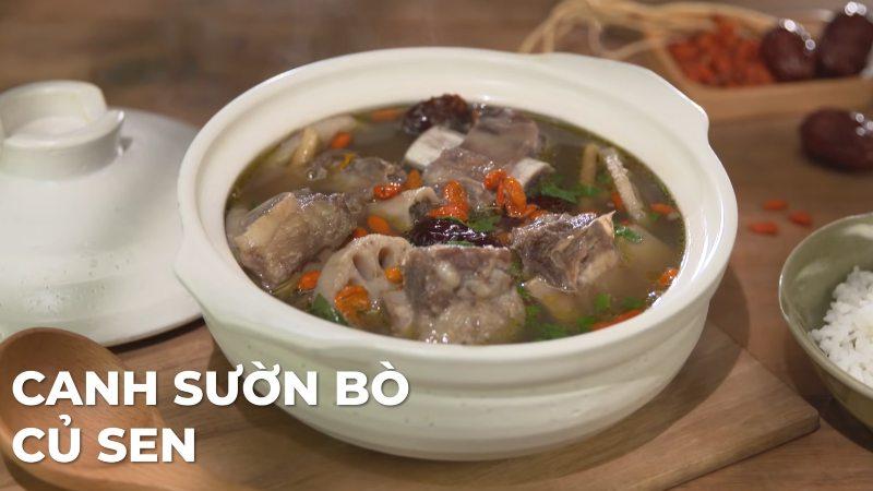 Khám phá cách chế biến canh sườn bò củ sen ngọt ngào, bổ dưỡng, giúp bạn nâng cao sức khỏe mỗi ngày.