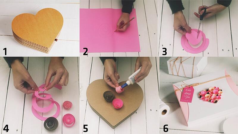 Biến chiếc hộp quà Valentine thành biểu tượng tình yêu với những chi tiết trang trí tinh tế và ngọt ngào, khiến người nhận cảm nhận được tình cảm chân thành ngay từ cái nhìn đầu tiên.