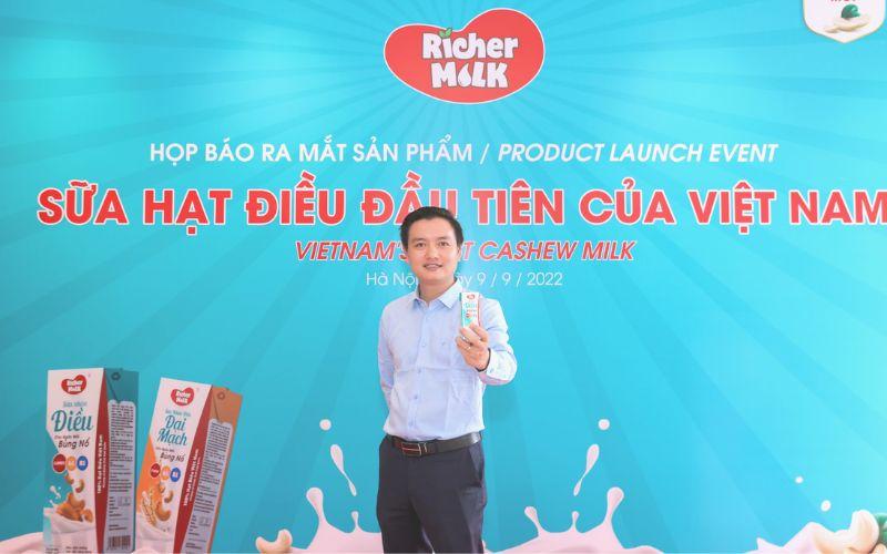 Richer Milk ra mắt dòng sữa hạt điều đầu tiên tại Việt Nam, mang đến sự đổi mới trong lĩnh vực sữa hạt.