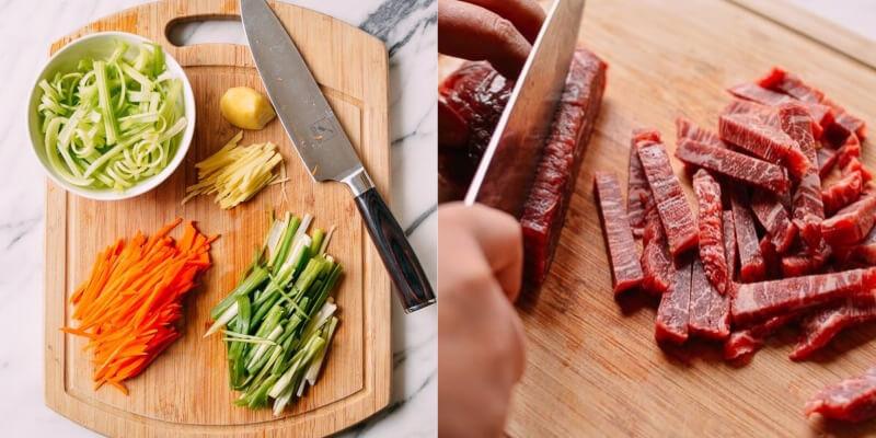 Hướng dẫn làm bò xào cay Tứ Xuyên