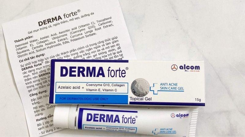 Đánh giá chi tiết về hiệu quả của kem chấm mụn Derma Forte