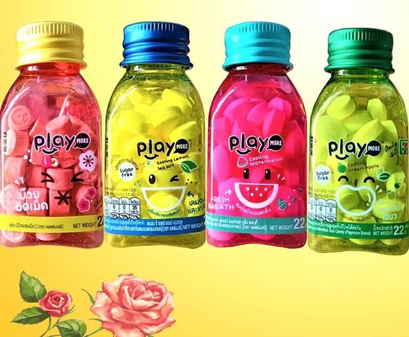 Kẹo Play More là thương hiệu kẹo được giới trẻ yêu thích, nổi bật với sự hấp dẫn trong hương vị và phong cách độc đáo, mang đến sự mới mẻ và thú vị cho người thưởng thức.
