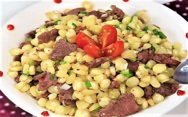 Hướng dẫn cách chế biến món ngô nếp xào thịt bò thơm ngon, bổ dưỡng, phù hợp cho bữa cơm gia đình.