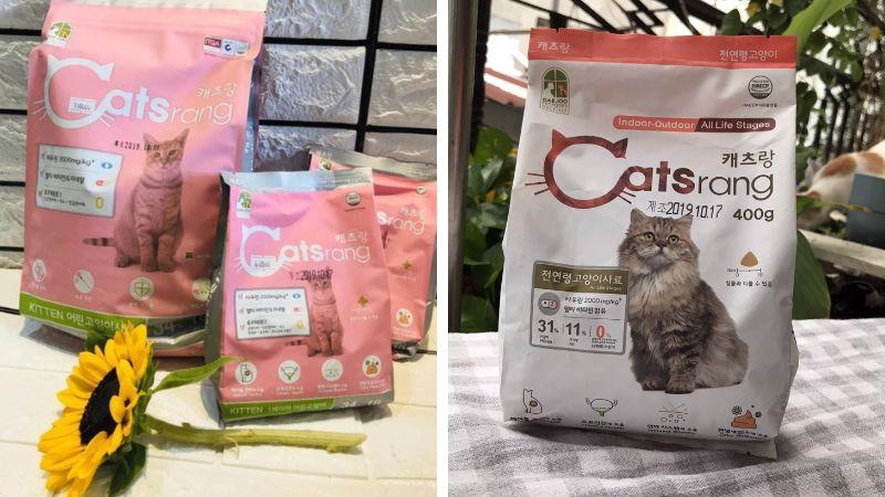 Top 3 loại hạt cho mèo Cats Rang thơm ngon và chất lượng nhất hiện nay