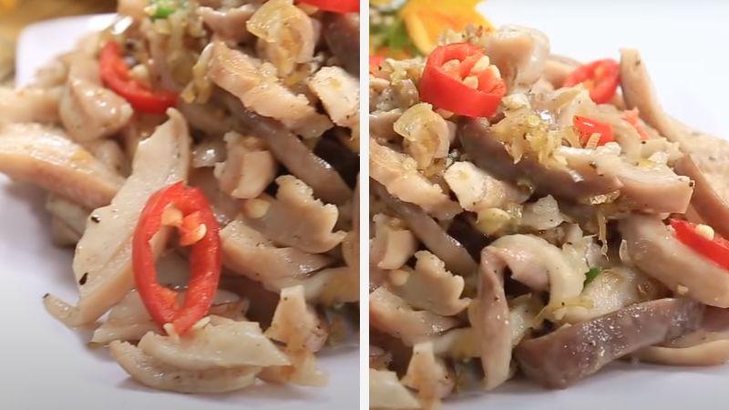Hãy vào bếp thử sức với món bao tử heo xào sả ớt cay, một món ăn mang đậm hương vị miền Tây, hấp dẫn và dễ dàng chinh phục mọi thực khách.