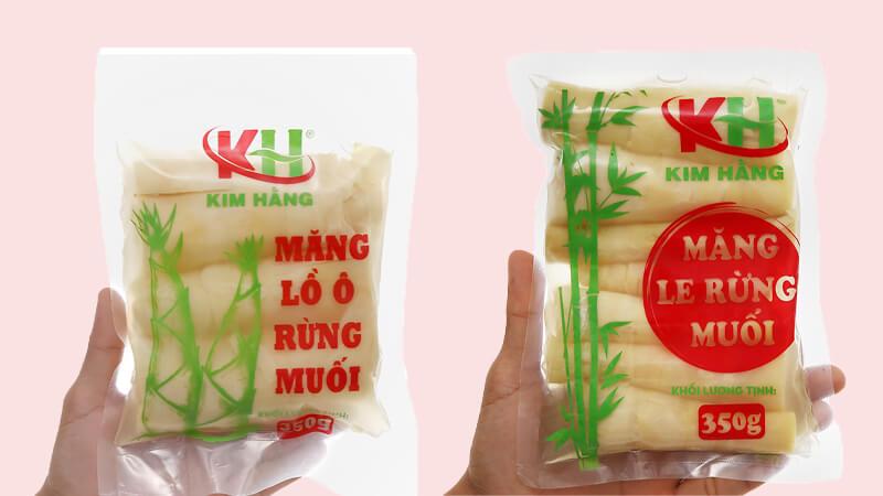 Măng ngâm chua Kim Hằng có bao nhiêu loại? Và những món ăn nào có thể chế biến từ chúng?