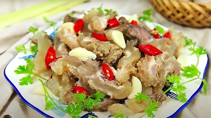 Hướng dẫn cách chế biến gân bò muối chua ngọt giòn rụm, tuyệt ngon, dễ ăn