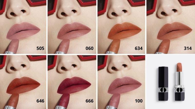 Khám phá bảng màu son Dior hoàn chỉnh và được cập nhật thường xuyên nhất trong năm 2022.