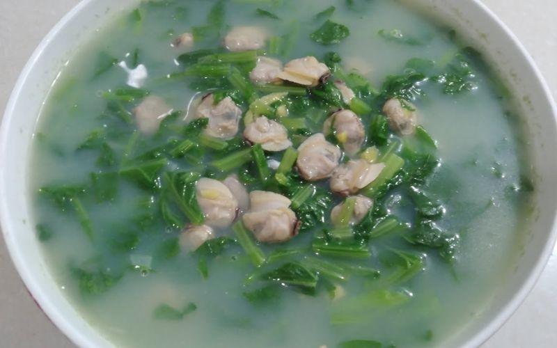Hướng dẫn nấu canh ngao cải xanh thanh mát, dễ làm tại nhà