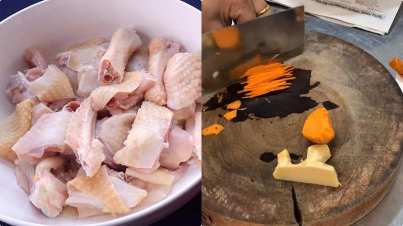 Hướng dẫn cách chế biến món gà kho nghệ vàng ươm, hấp dẫn