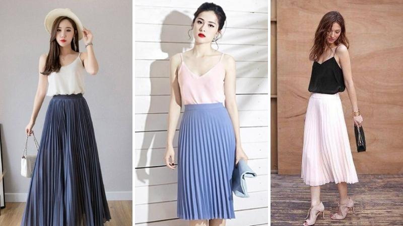 8 phong cách phối đồ với chân váy xếp ly dài, thanh lịch và quý phái cho các nàng yêu thích sự sang trọng.