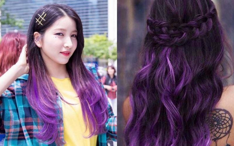 Khám phá 10 kiểu tóc nhuộm tím đen nổi bật và thời thượng nhất