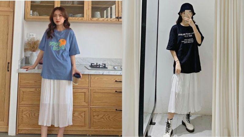 Chân váy trắng dài là item dễ dàng phối đồ, phù hợp với mọi dịp, từ những buổi học tập đến những cuộc dạo chơi. Hãy cùng tìm hiểu những cách kết hợp trang phục với chân váy trắng dài để luôn nổi bật, thanh thoát mỗi ngày.