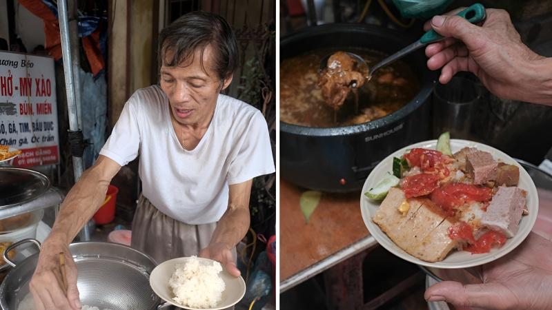 Xôi thịt má đào trứ danh tại Hà Nội, chỉ có 20 suất được phục vụ mỗi ngày, mang đến hương vị đặc sắc khó quên.