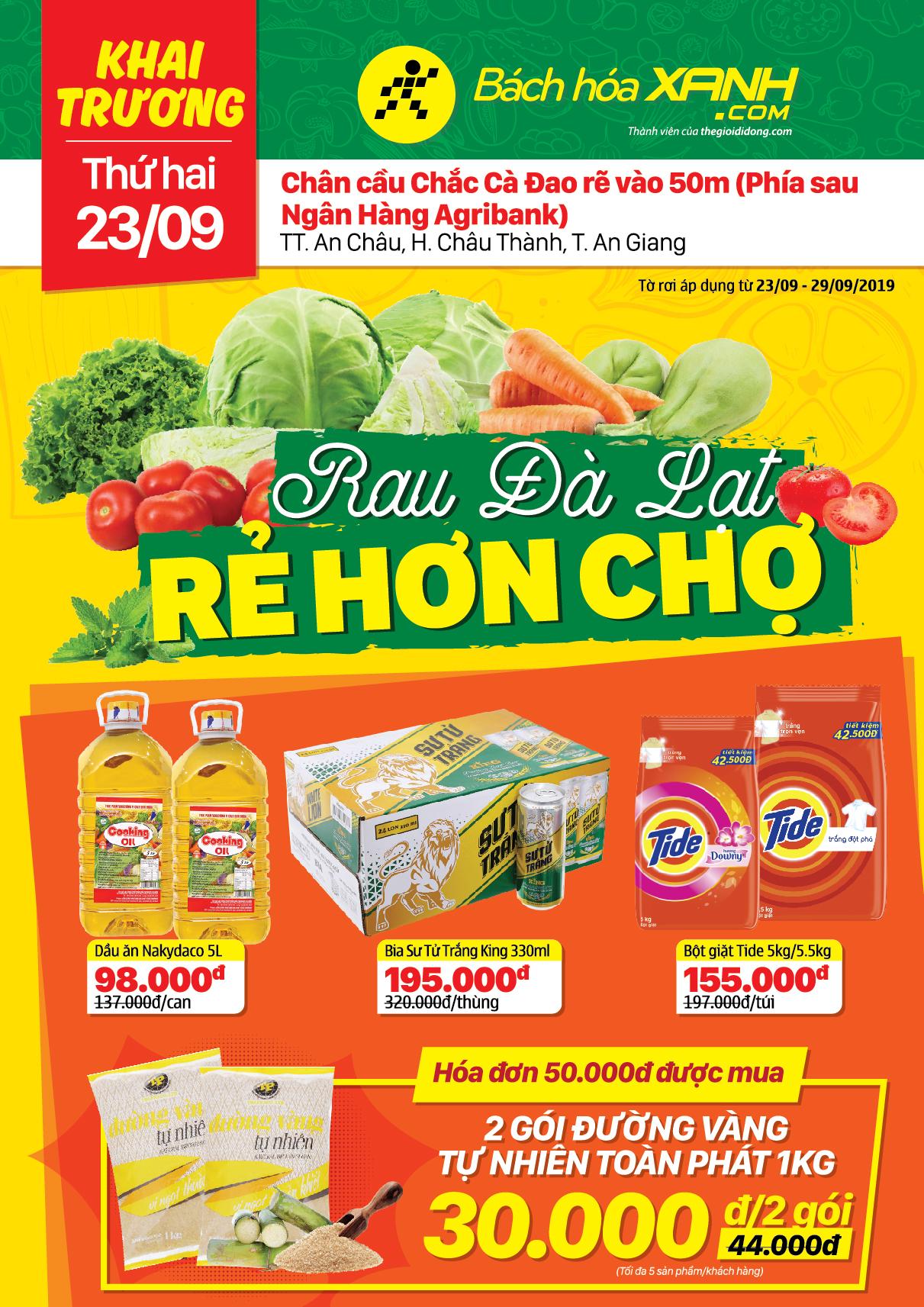 Cửa hàng Tripi tại Khu Phố Bình Thung 2, Dĩ An chính thức khai trương vào ngày 23/09/2019.