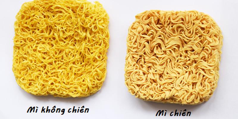 Mì chiên và mì không chiên, loại nào thực sự tốt cho sức khỏe?