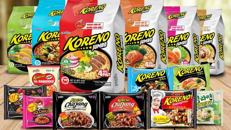 Khám phá những loại mì Koreno hấp dẫn tại Tripi