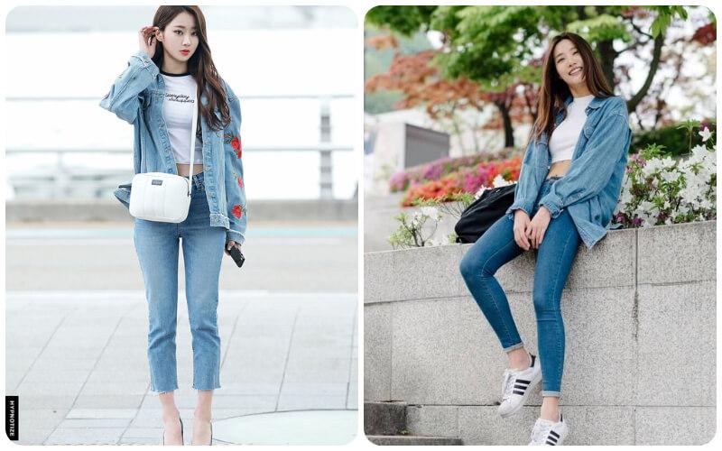Khám phá 10 cách phối đồ cực xinh với áo khoác bò nữ, mang đến vẻ ngoài cuốn hút và thời thượng.