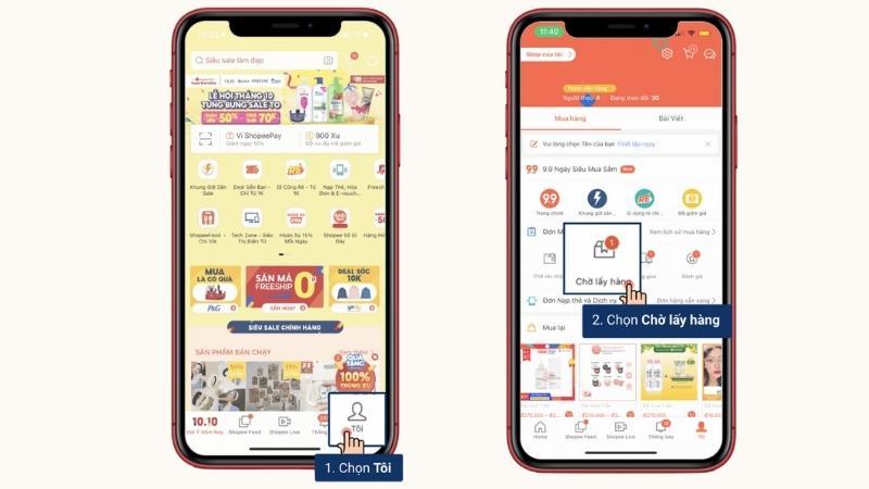 Hướng dẫn hủy đơn hàng trên Shopee khi đơn hàng còn chờ xác nhận hoặc đang trong quá trình giao