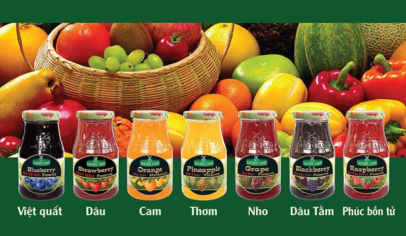 Khám phá mứt trái cây ăn kèm bánh mì tuyệt vời nhất từ Golden Farm