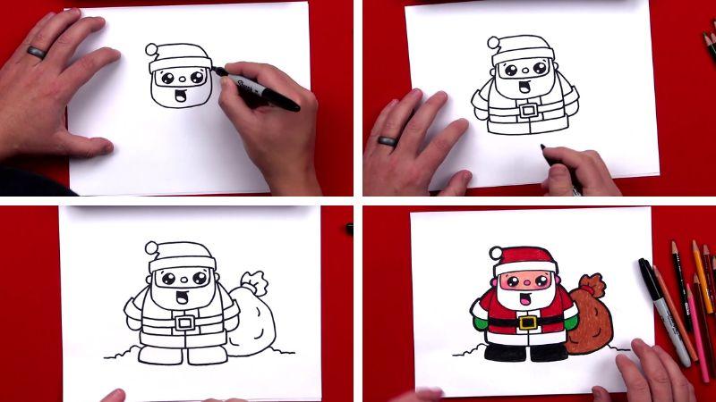 Hướng dẫn vẽ tranh Giáng sinh Noel dễ dàng và đẹp mắt