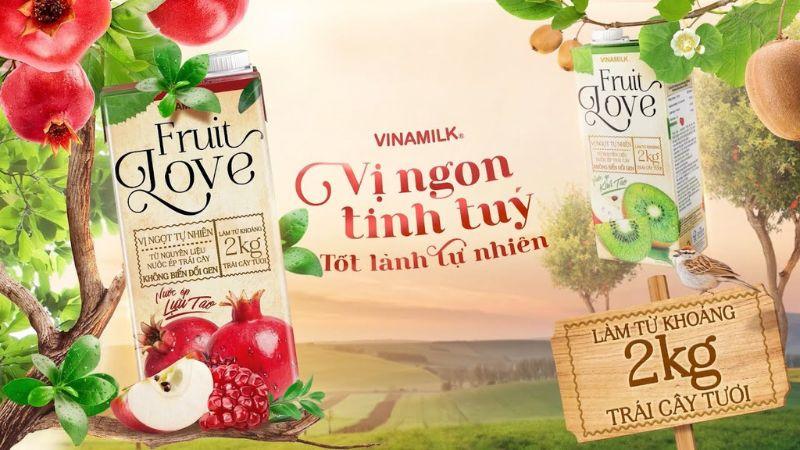 Nước ép trái cây Vinamilk Fruit Love có những đặc điểm gì nổi bật?