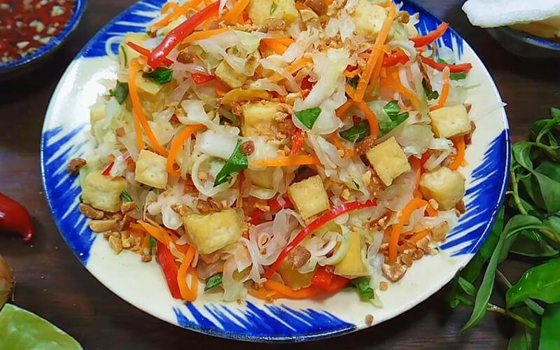 Cách chế biến gỏi cà rốt bắp cải sườn chay thơm ngon, đậm đà hương vị cho ngày lễ rằm