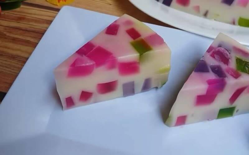 Công thức làm thạch màu sắc vừa ngon lại vừa bắt mắt.